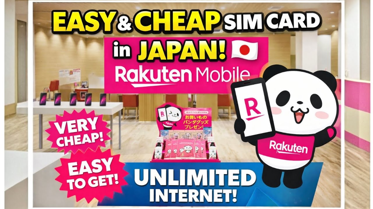 How to Get a SIM Card in Japan 🇯🇵 | Rakuten Mobile Step-by-Step (Cheapest Unlimited Plan!)