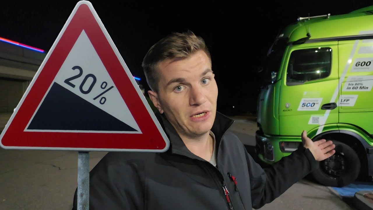 Schwäbisches Aufladen am Gefälle - eActros Tag 2