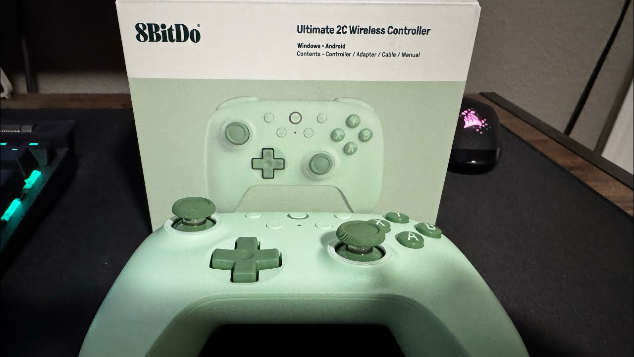 8BitDo Ultimate 2C Wireless Controller Unboxing - Green