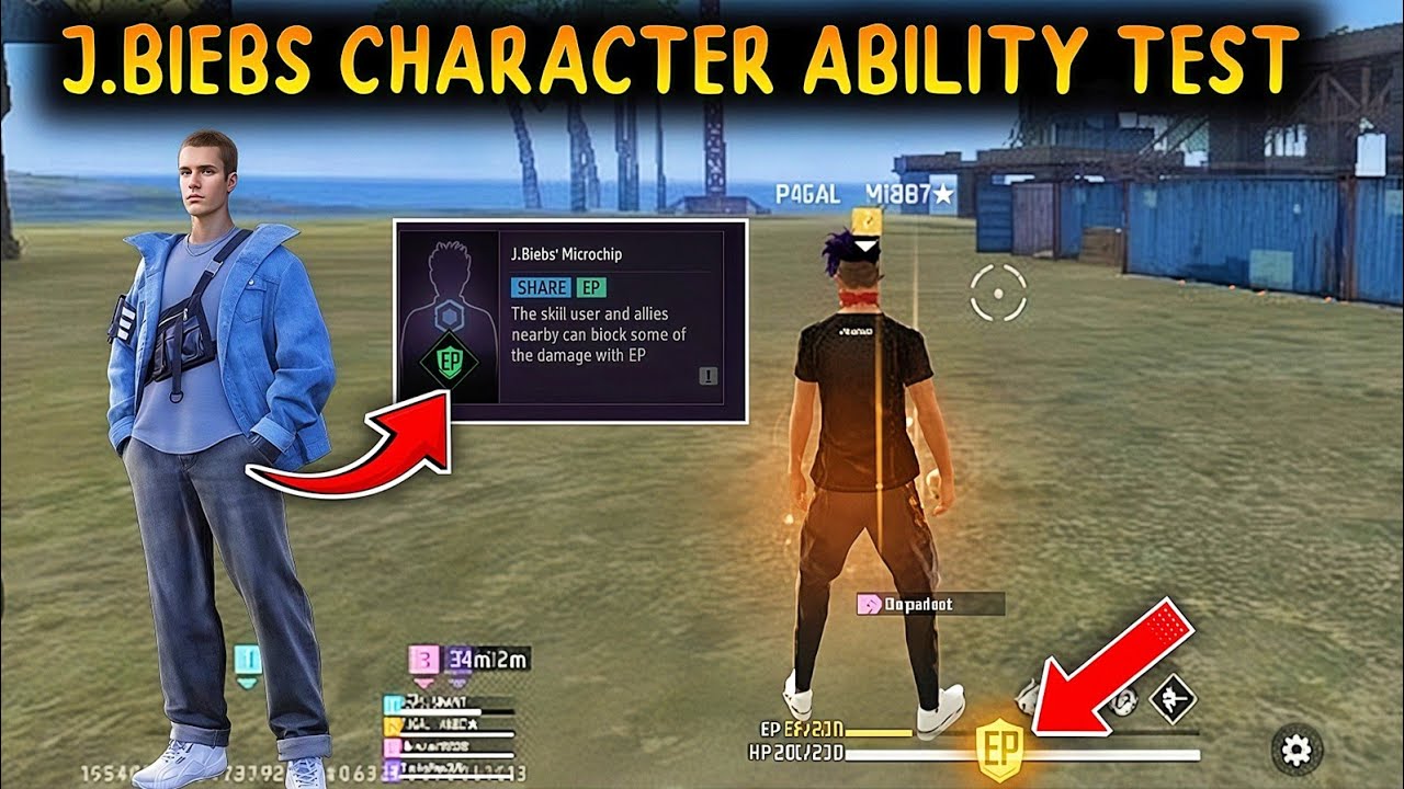 J biebs Character Ability Test | how to use j biebs character ability | j biebs ability test