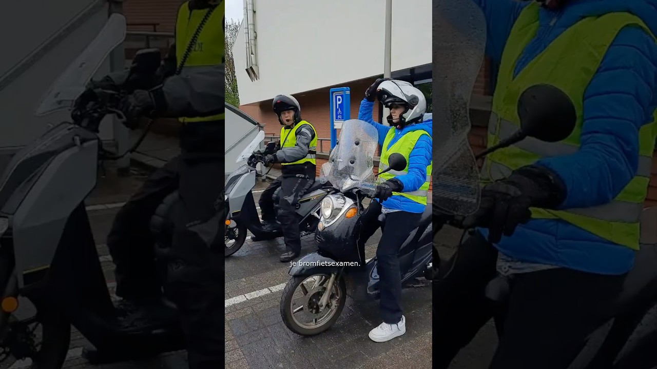 Zo gaat het bromfiets praktijkexamen