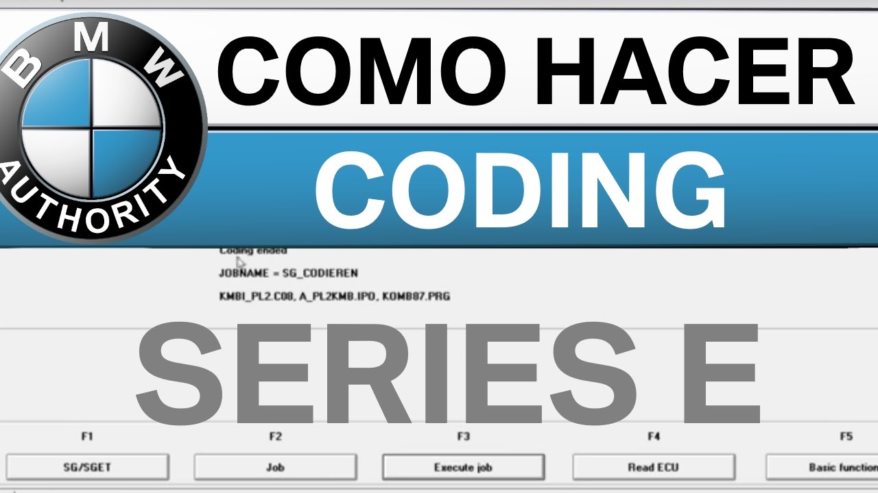 BMW - Como Hacer Coding en Series E's