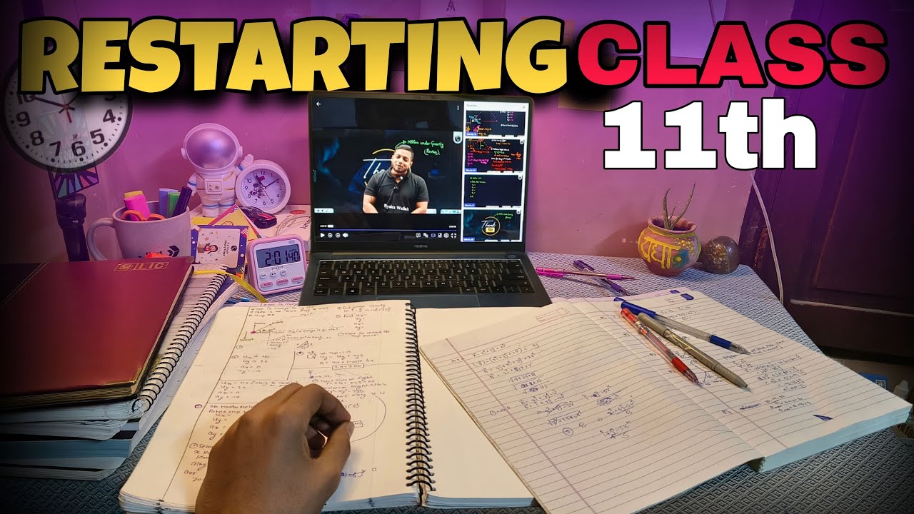 Restarting My *CLASS 11TH 🤧* | Neet 2027 aspirant | 11th Grader study vlog