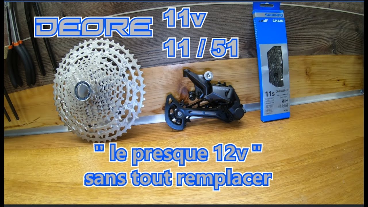 Test Shimano Deore 11v 11/51 :l'option 12vitesses pas cher...