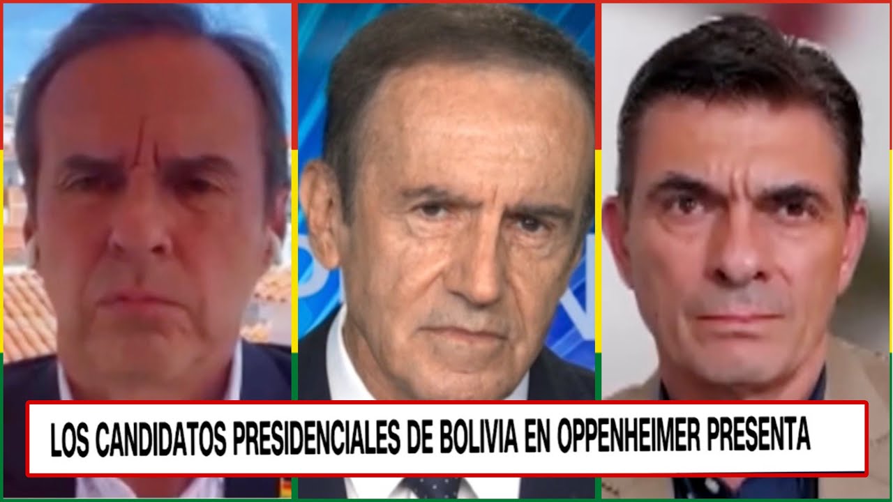 ANDRÉS OPPENHEIMER ENTREVISTA A LOS DOS CANDIDATOS DE BOLIVIA 