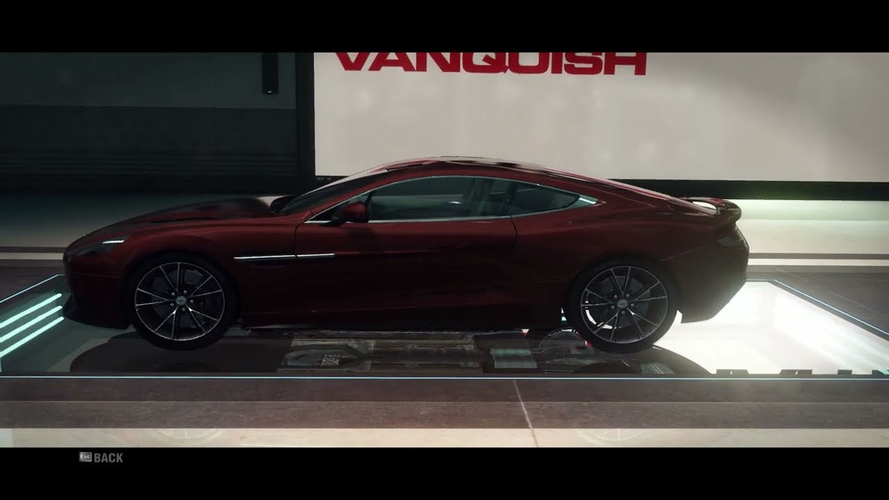 4K |GRID 2 |ASTON MARTIN VANQUISH |VEHICLE CHALLENGE |Dubai-Nakheel Vista |Powerlap |4K Gameplay