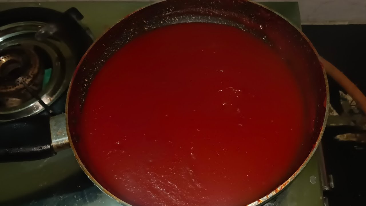 How to make tomato sauce at home || tomato ketchup || @happy_cooking_06