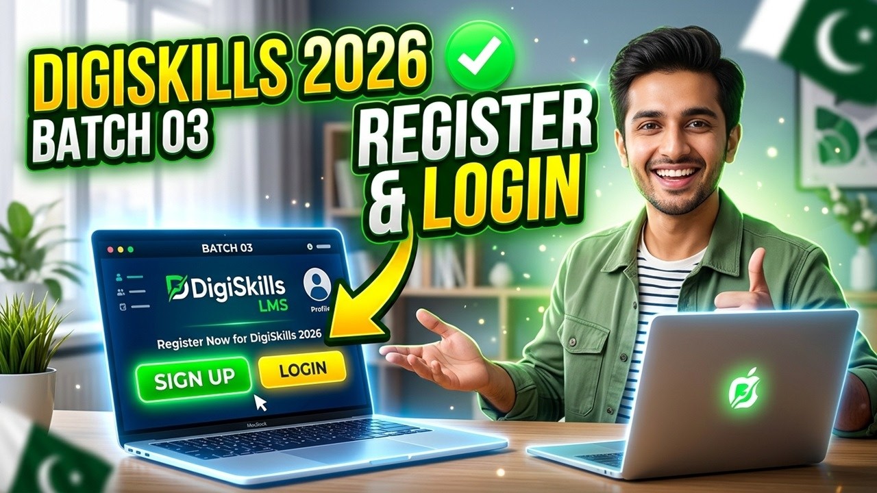 DigiSkills Register & Login Account 2026 | LMS Sign Up, Sign In & Batch 03 Enrollment Full Guide