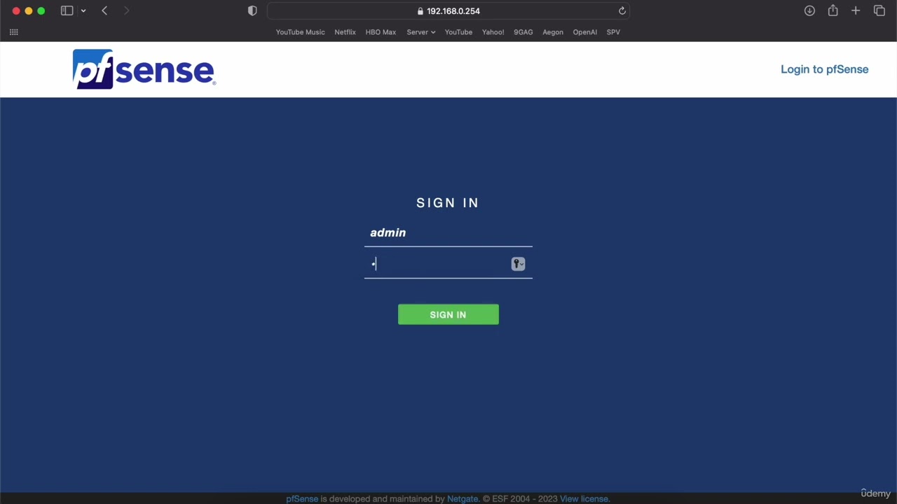 Pfsense Introduction : 4  - Pfsense initial setup