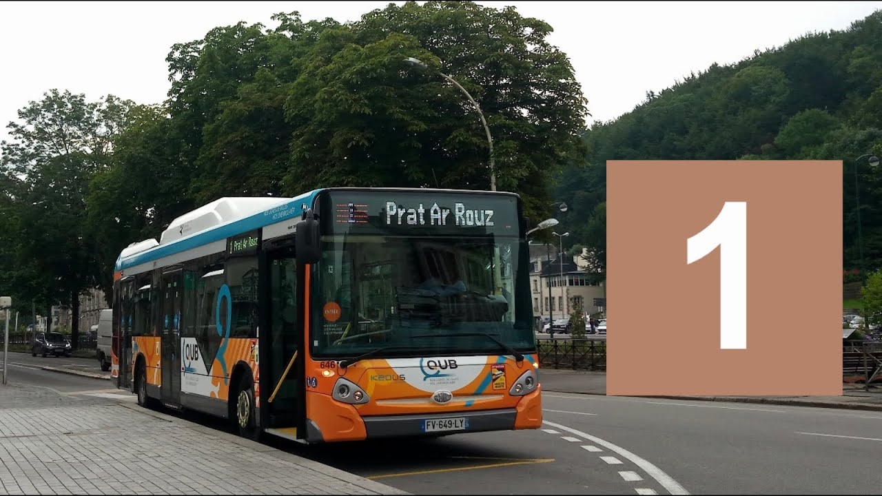Heuliez GX 337 GNV N°646 - Ligne 1 entre Résistance et Croix des Gardiens - Réseau QUB - Quimper