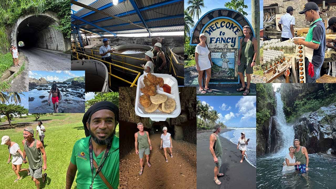Tour St. Vincent Distillers Black Point Tunnel Owia Salt Pond and The Frozen Bliss Waterfall