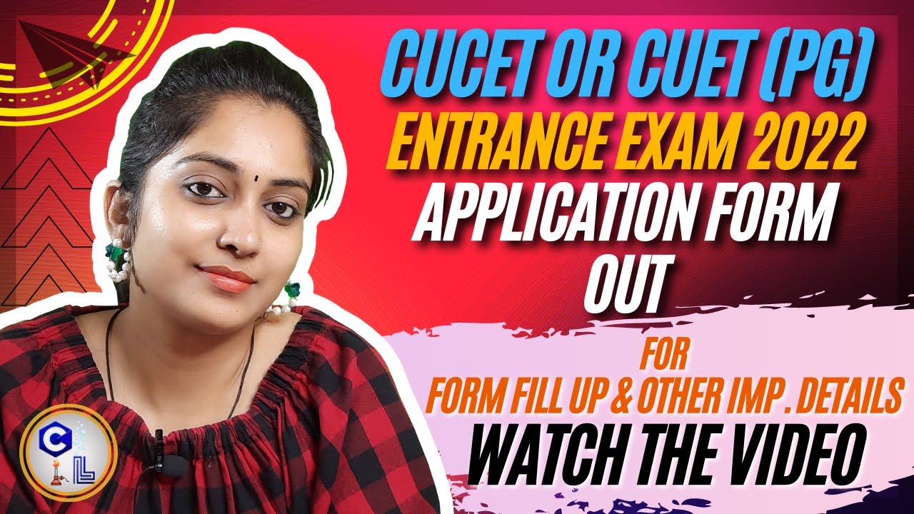 How to fill CUCET Application Form 2022 | CUCET Exam | CUCET PG Entrance Exam 2022 | CUET 2022