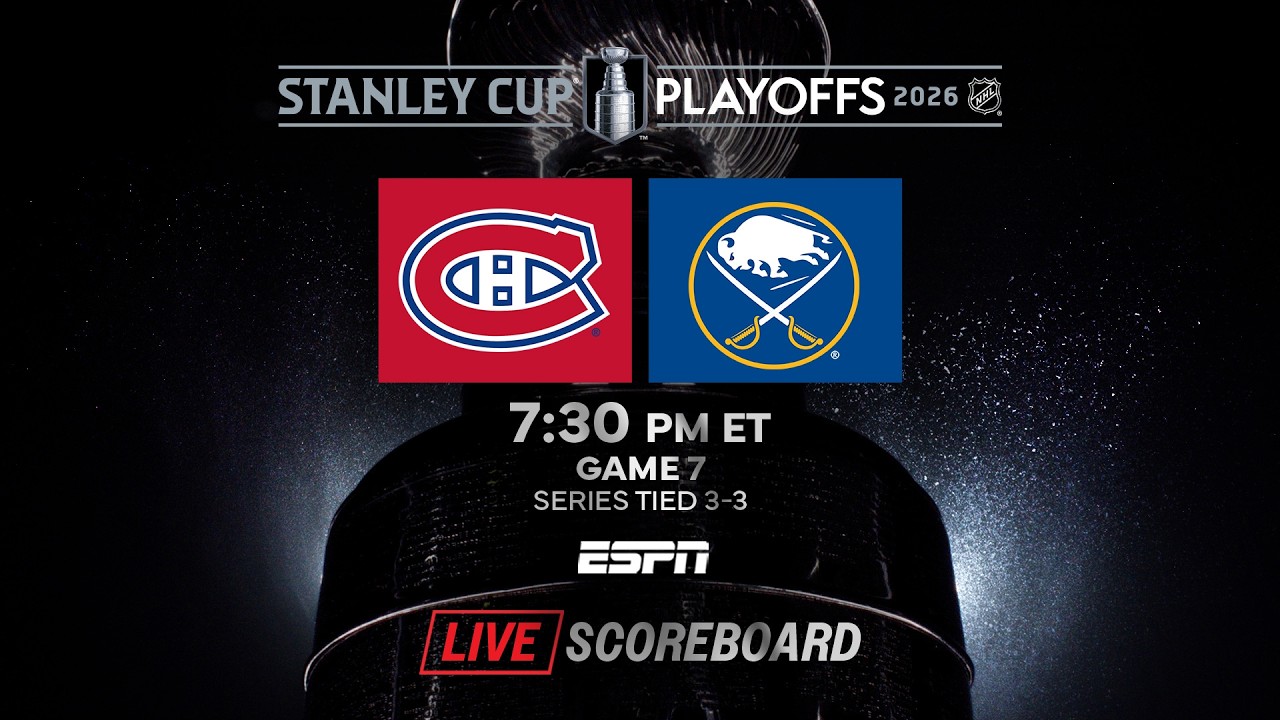 👉 LIVE NHL Stanley Cup Game 7 Sabres vs. Canadiens Playoffs Scoreboard & Chat  5/18 🏒🔥