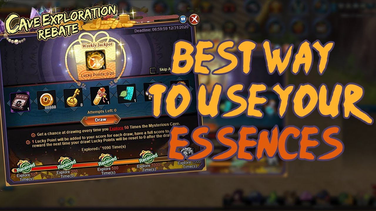 How to use your essences properly + Cave Keys rebate [Beginners Guide]- Naruto Online