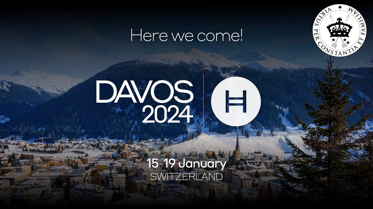 Hedera Hashgraph takes over Davos 2024! Sneak Peak for the Hbar community.