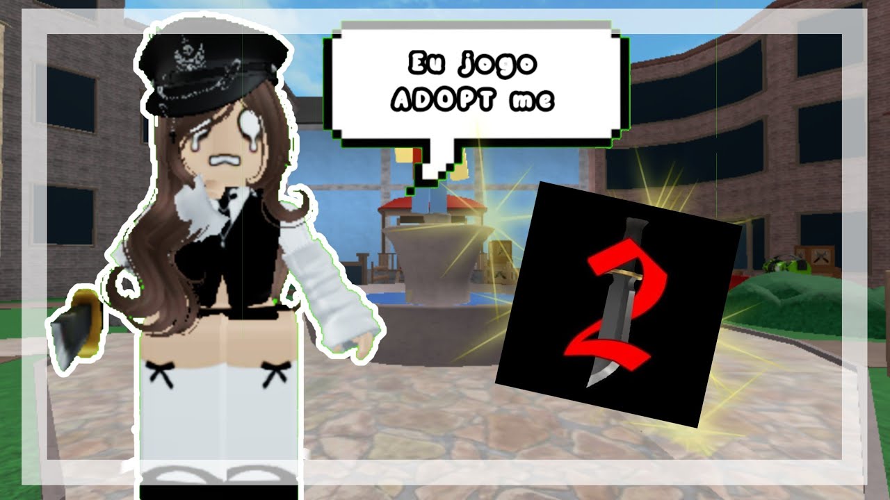 ✨UMA JOGADORA DE ADOPTE ME TENTANDO JOGAR MURDER MYSTERY 2🔪💀