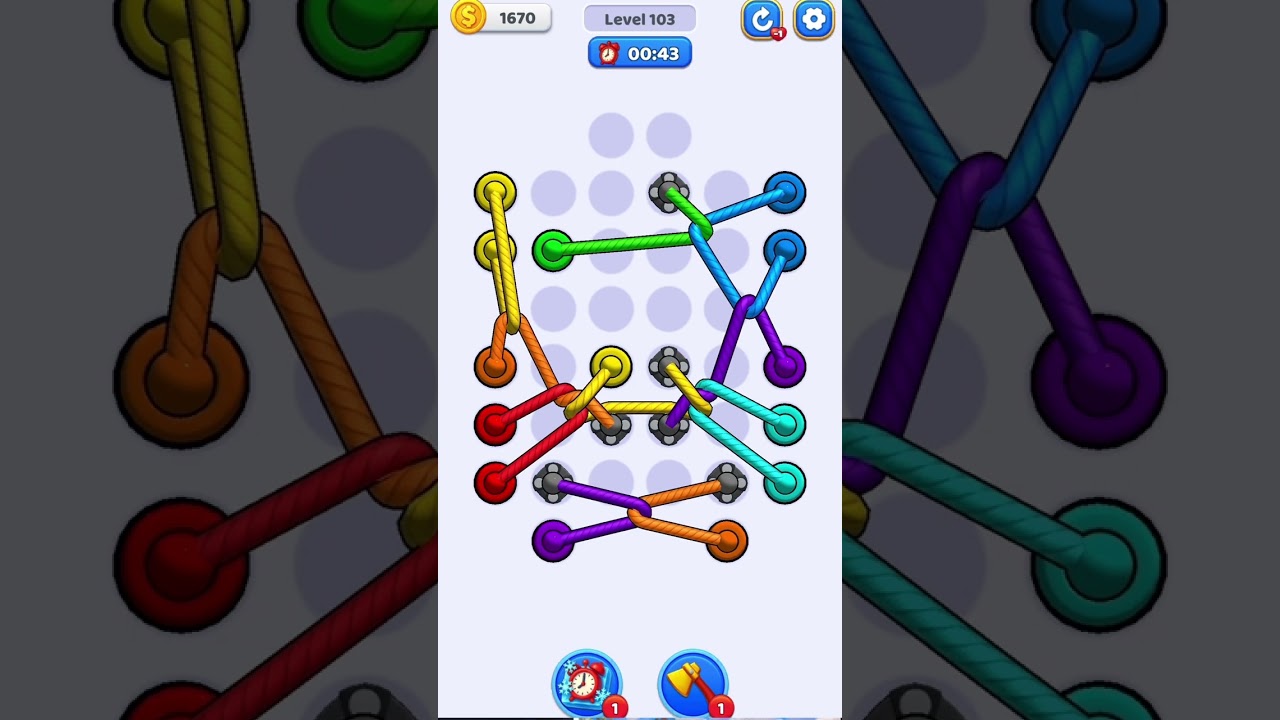 Rope Escape Master Solution Walkthrogh Level 101-103 & 105