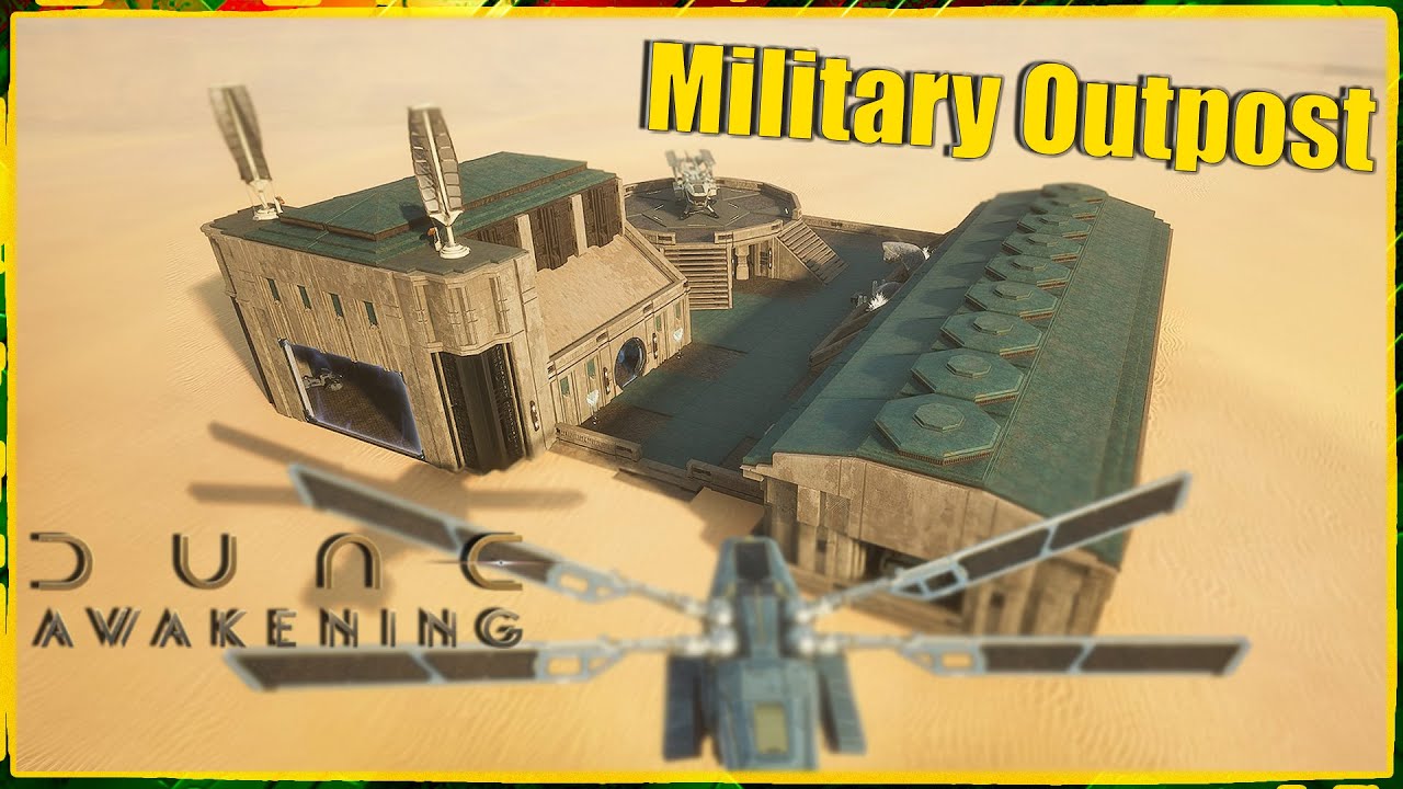 Solo Military Outpost Base Build | Dune Awakening Survival