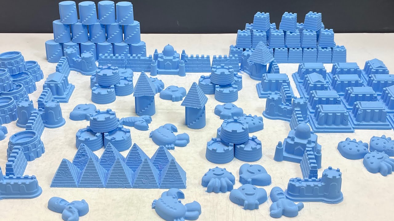 Crushing the baking soda sandcastle