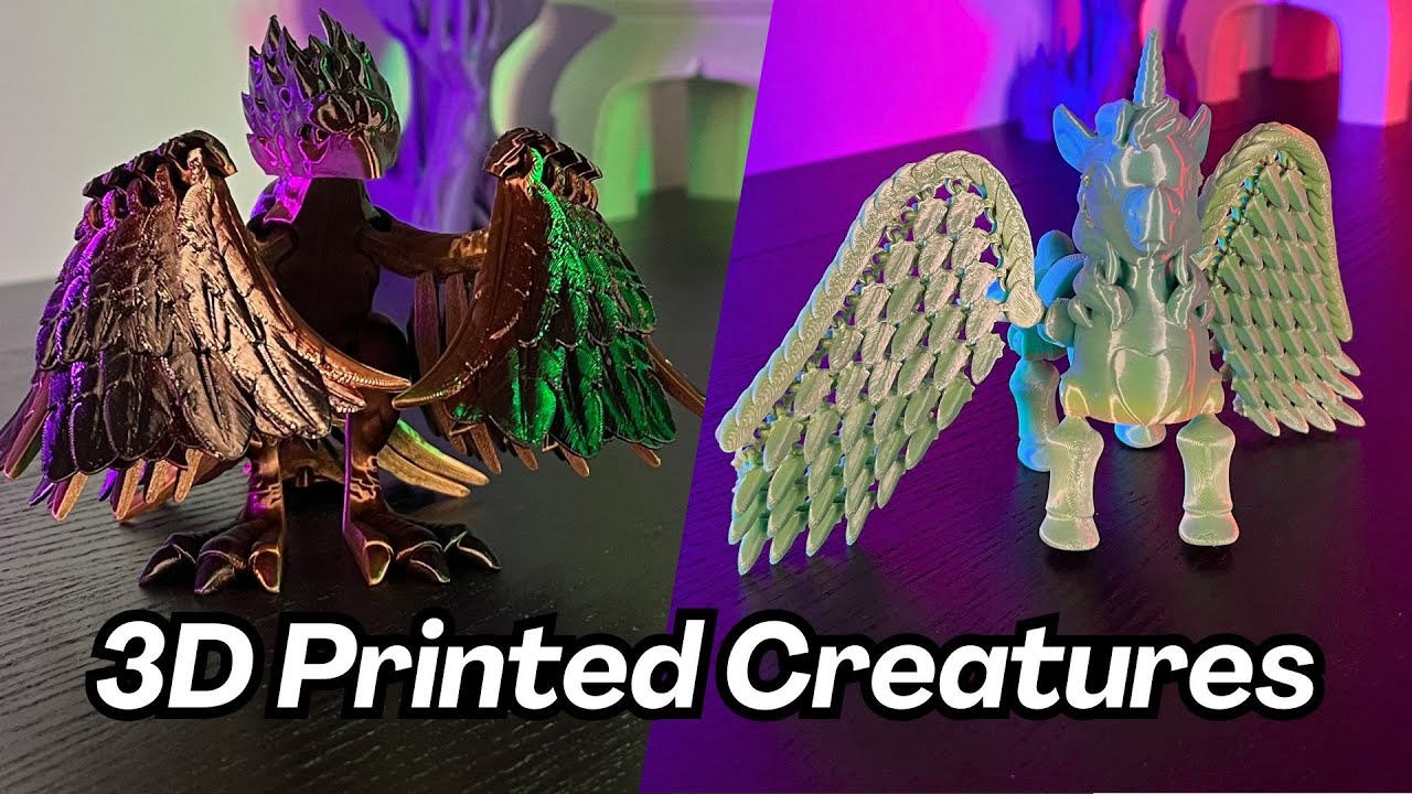 7 Satisfying 3D Printed Creatures | Elegoo Neptune 3 Pro