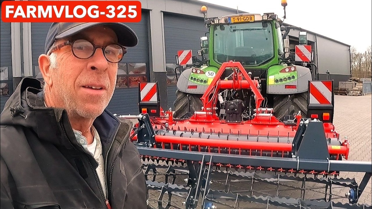 FARMVLOG #325 kunstmeststrooien, drains doorspuiten, nieuwe kopeg