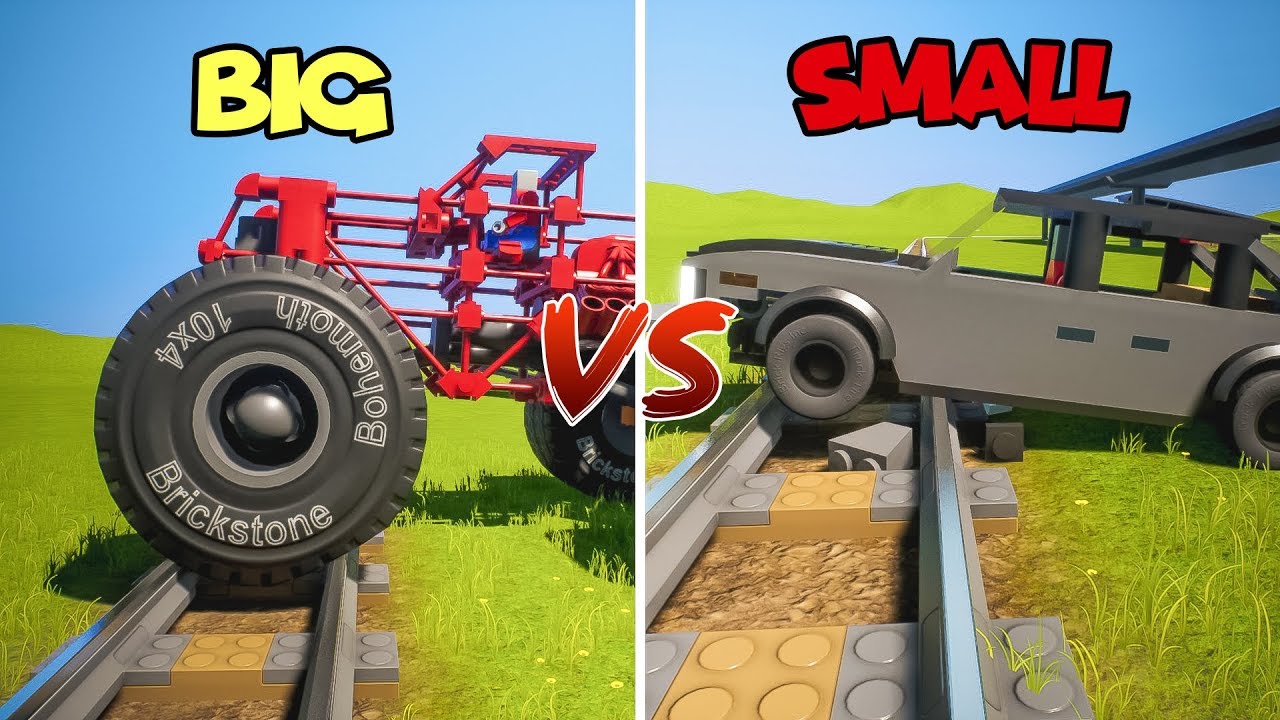 BIG Wheels vs SMALL | Brick Rigs