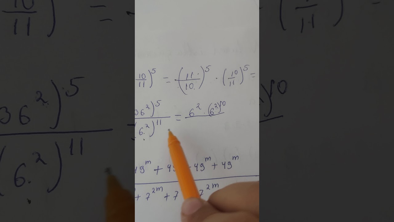7 ci sinif Riyaziyyat.Natural üstlü qüvvətə daxil olan ifadələr.Bəzi çətin misalların izahl
