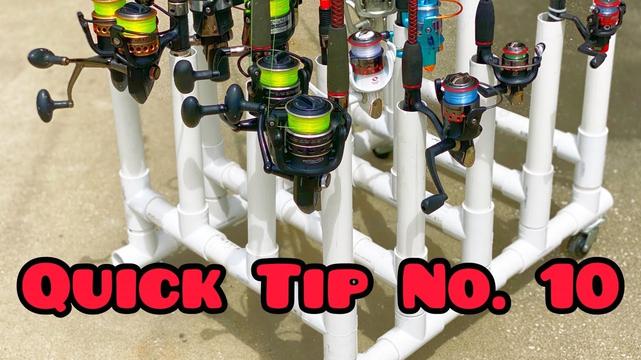 PVC Rod Storage Rack - Quick Tip #10