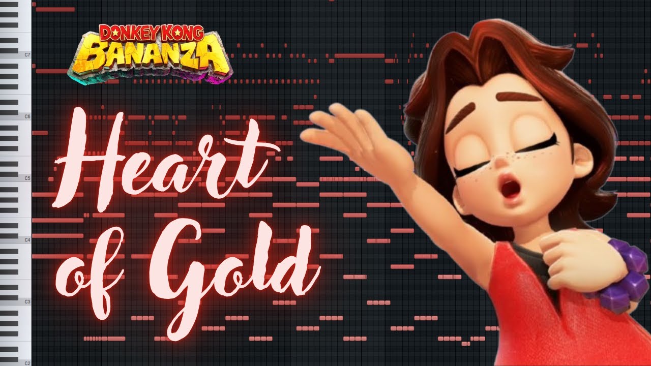 Heart of Gold (End Credits Song) - Donkey Kong Bananza | Piano Composition