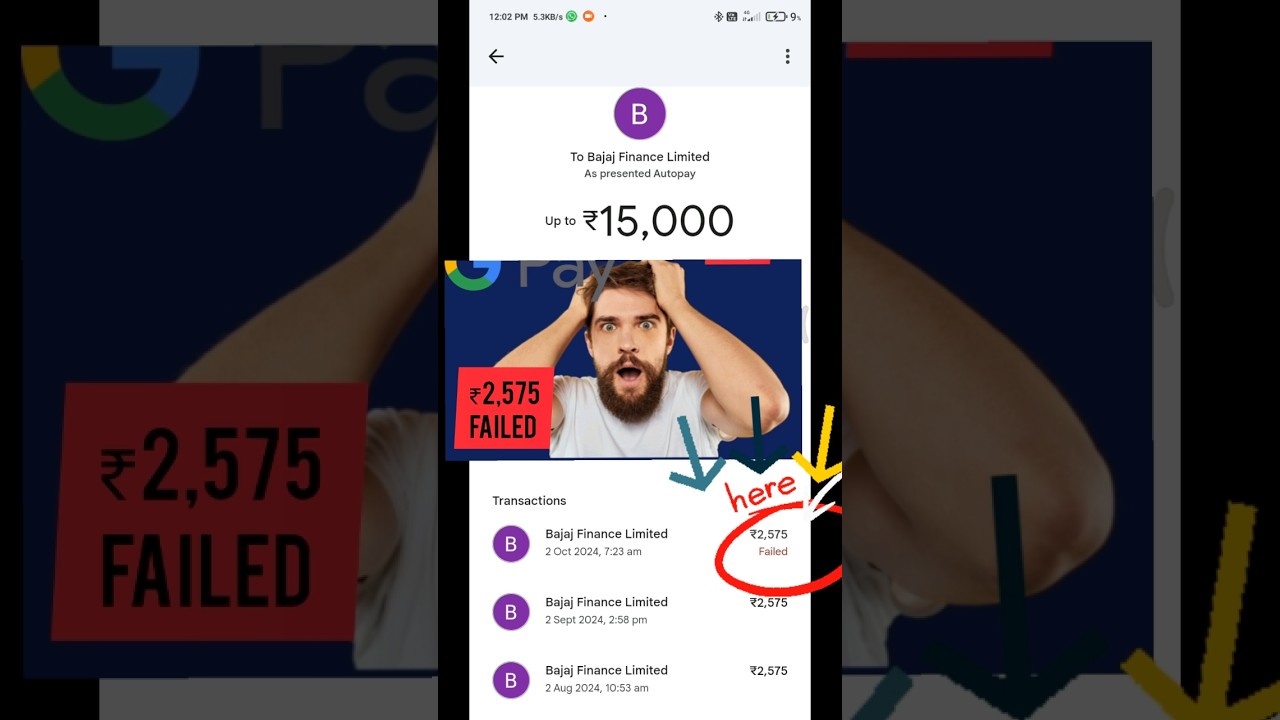 Bajaj Finance Emi autopay payment failed, 😡😡 #bajajfinance #autopay #emi #finance