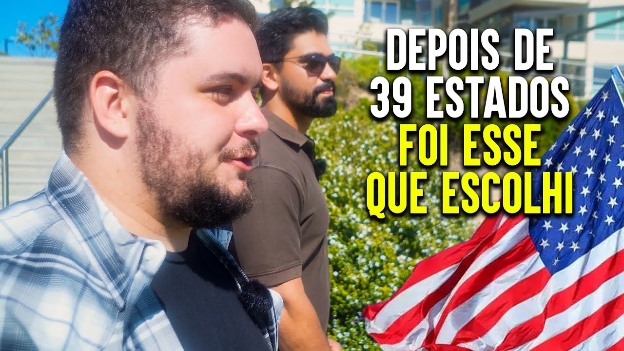 NEM FLÓRIDA NEM MASSACHUSETTS! ELE RODOU OS EUA E VAI MORAR EM UM ESTADO QUASE DESCONHECIDO