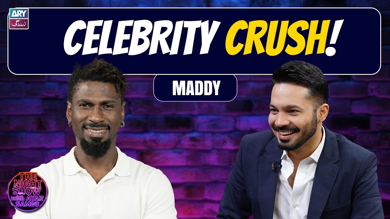 Who&rsquo;s Your Celebrity Crush? 👀🔥 | Maddy | The Night Show with Ayaz Samoo