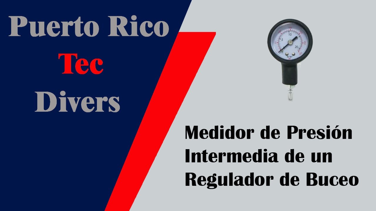 Medidor de Presión Intermedia de un Regulador de Buceo