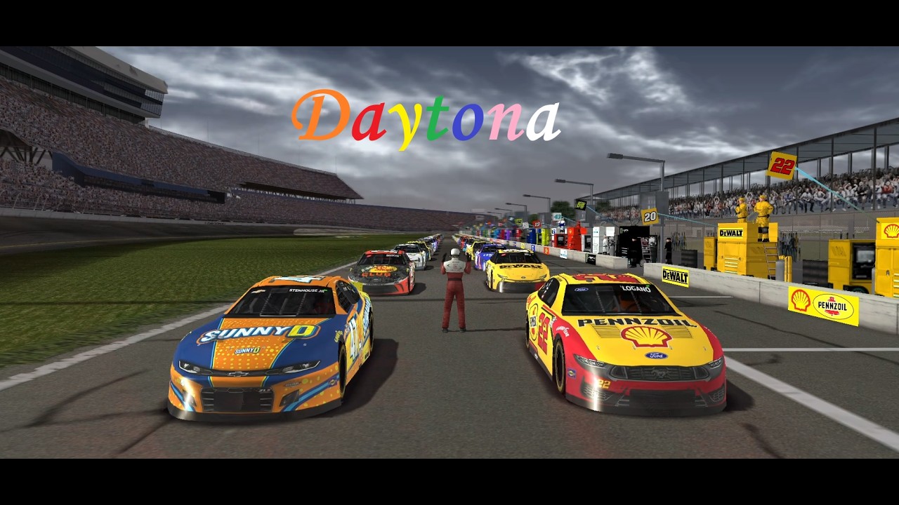Daytona 500 Complete 200 Lap Race| 2025 Season Mode| Nascar Thunder 2004