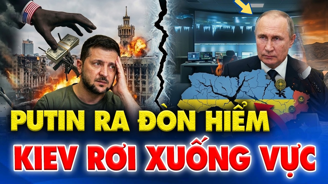 Đòn lạnh từ Moscow, Zelensky lo Mỹ rút tay. Ukraine đứng trước cơn địa chấn địa chính trị.