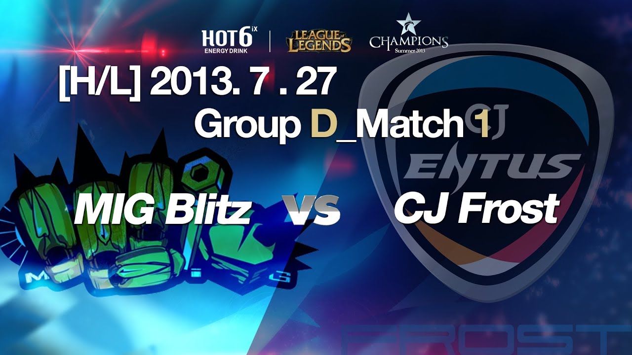 [H/L] LOL Champs Summer 2013_MIG Blitz vs. CJ Frost Match 1 (2013.7.27)