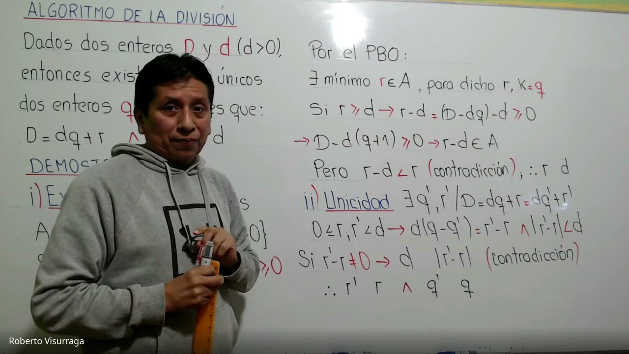 ALGORITMO DE LA DIVISIÓN