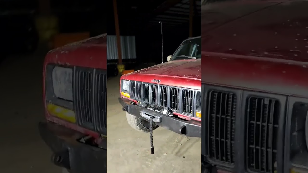 Jeep XJ ebay/amazon Kit Bumper Heavily Modifed-Tucked 12k Winch