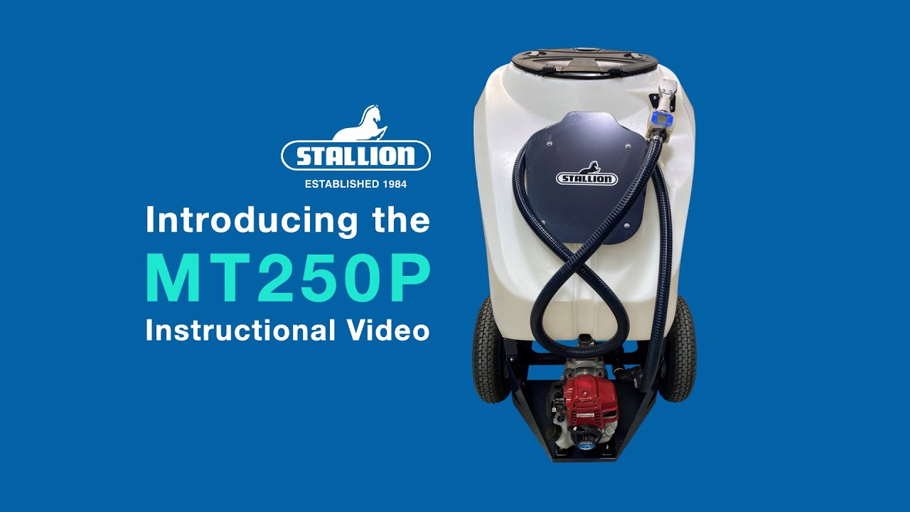 Stallion MT250P Overview - 250L Honda Petrol motor, mixer and feeder.
