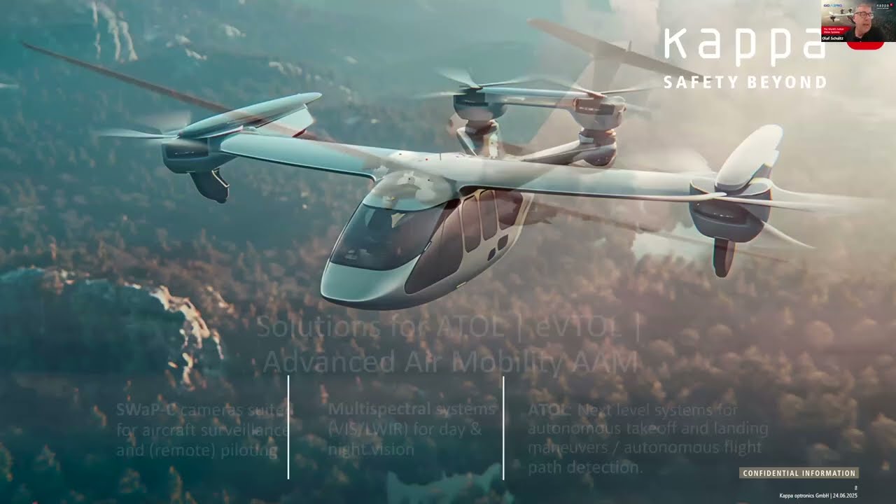 GoAERO Expert Lecture: Smart, Small, Safe Vision Systems for AAM with Kappa Aerospace
