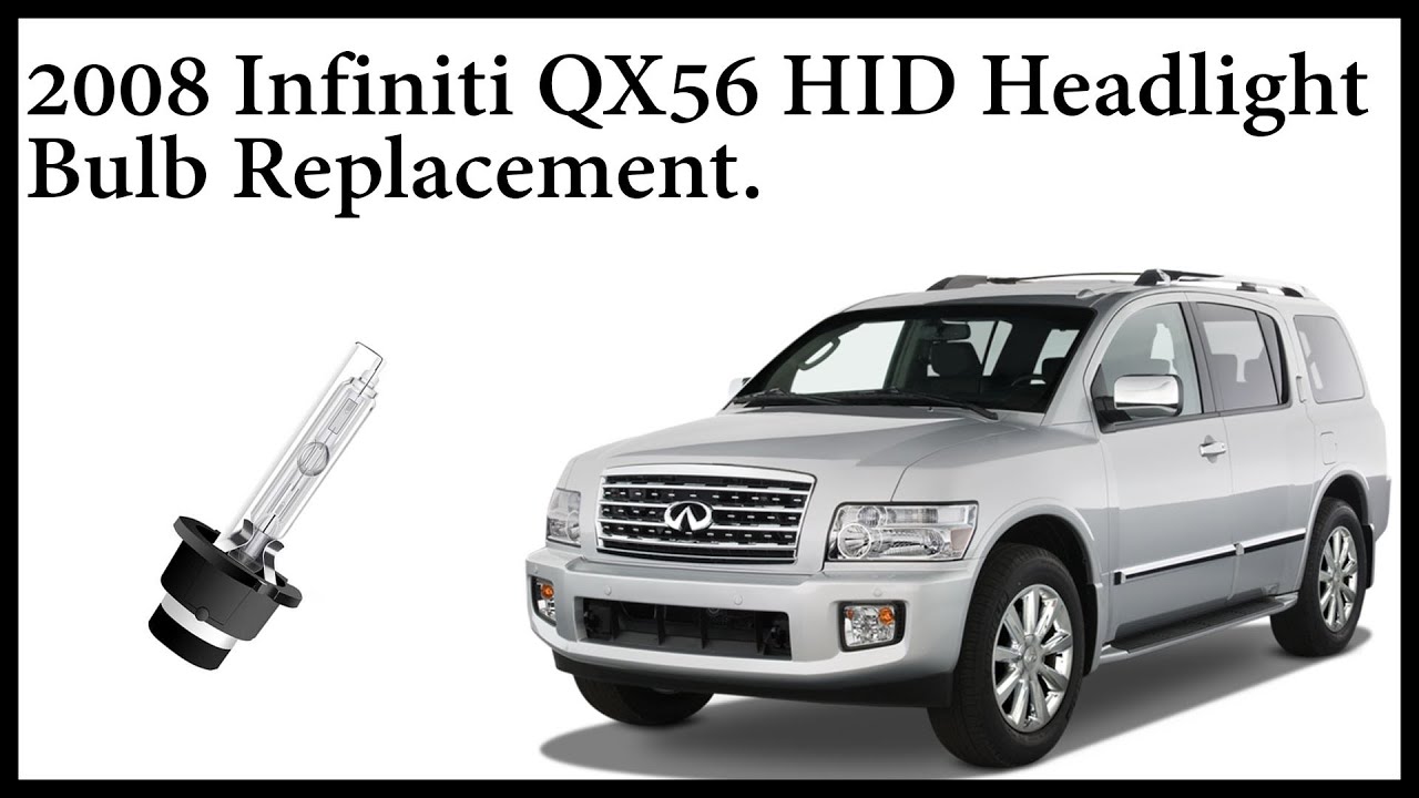 How to replace HID Xenon Headlight Bulb on a 2008 Infiniti QX56.
