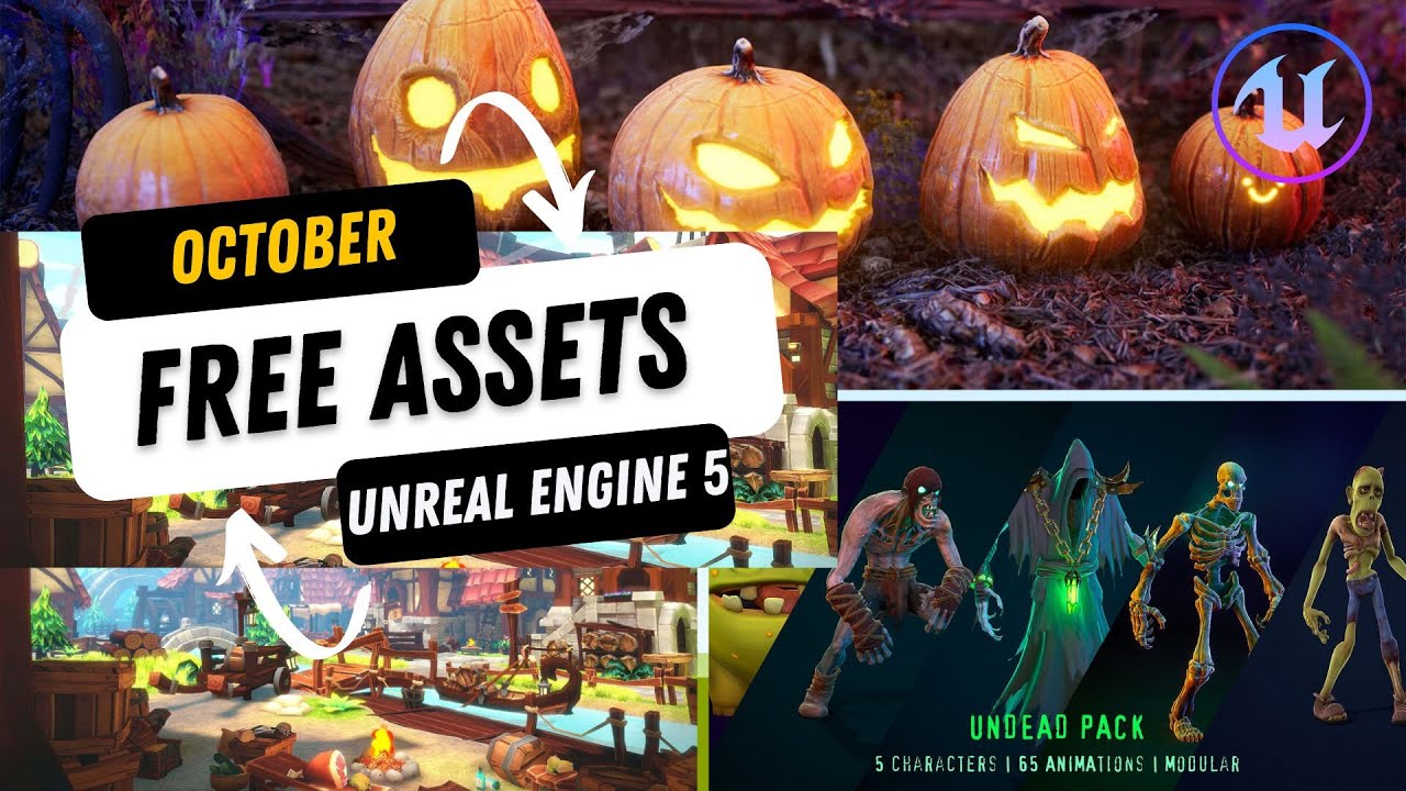 UNREAL ENGINE 5 FREE FOR THE MONTH ASSETS OCTOBER