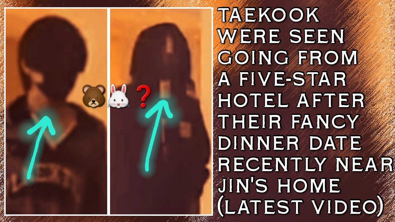 О боже!😱💋Тэкук были замечены выходящими из пятизвездочного отеля после роскошного ужина недалеко ...