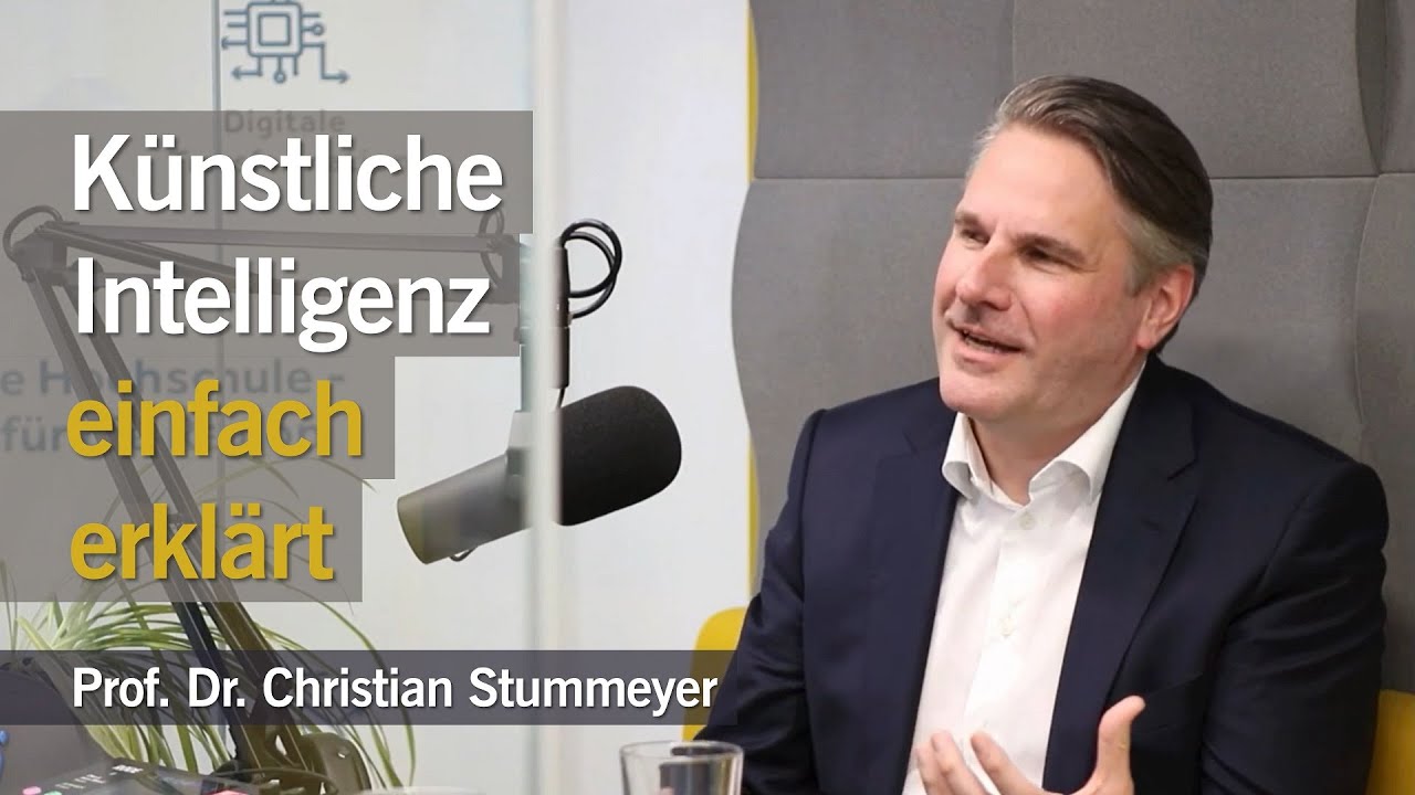 Was ist K&uuml;nstliche Intelligenz - KI-Experte Prof. Stummeyer erkl&auml;rt, warum KI keine Hexerei ist