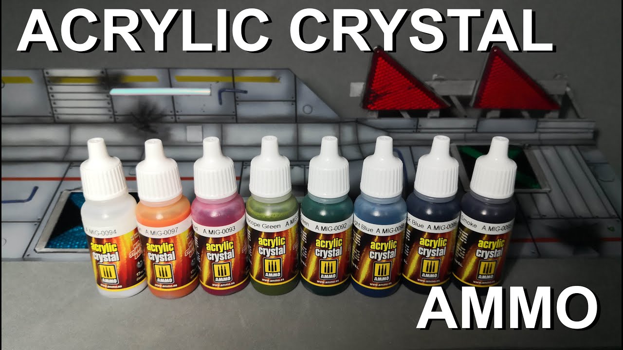 AMMO Acrylic Crystal Probamos esta gama de pinturas clear