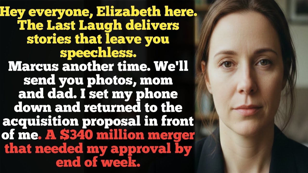 A $340 million merger that needed my approval by end of week.revenge story