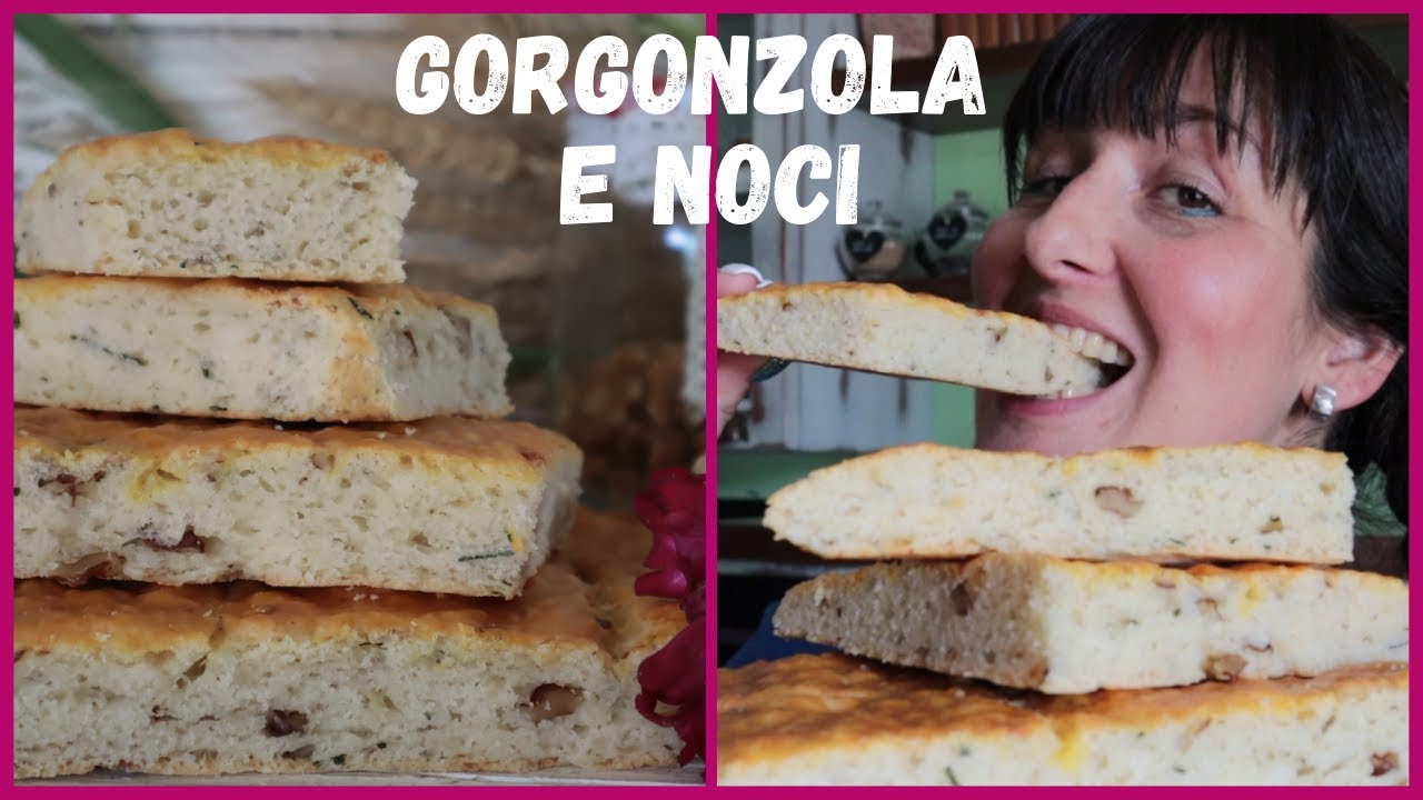 CRESCENTE GORGONZOLA E NOCI - una variante golosa della tradizionale crescente bolognese