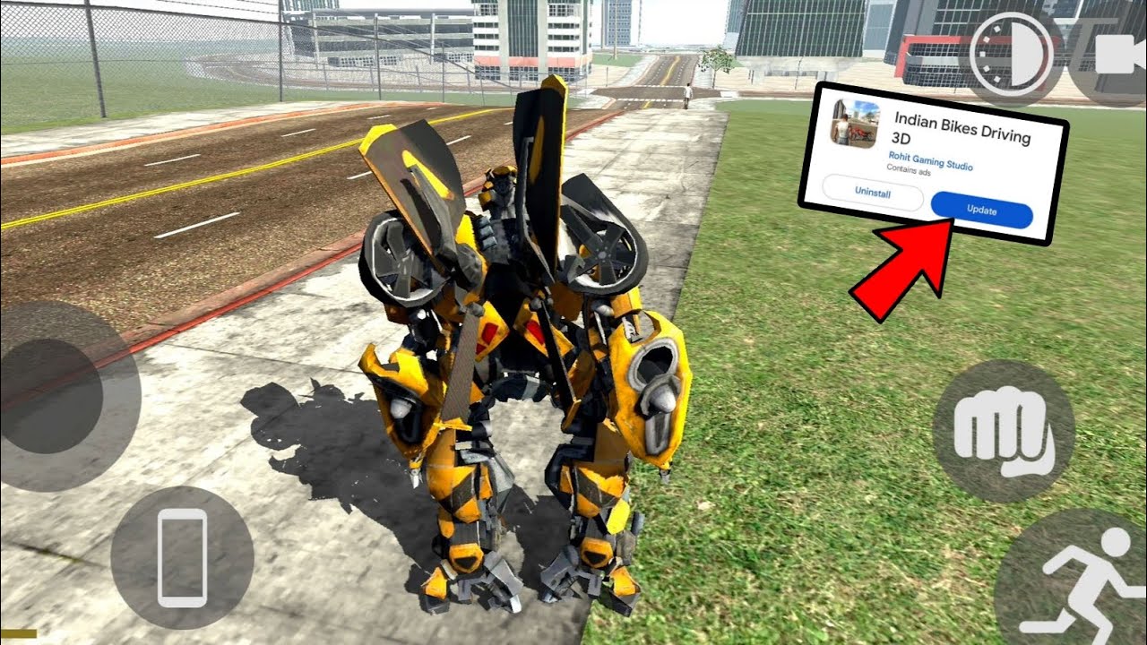 Robot character secret code 😱 indian bike driving 3D #indianbikedriving3d 