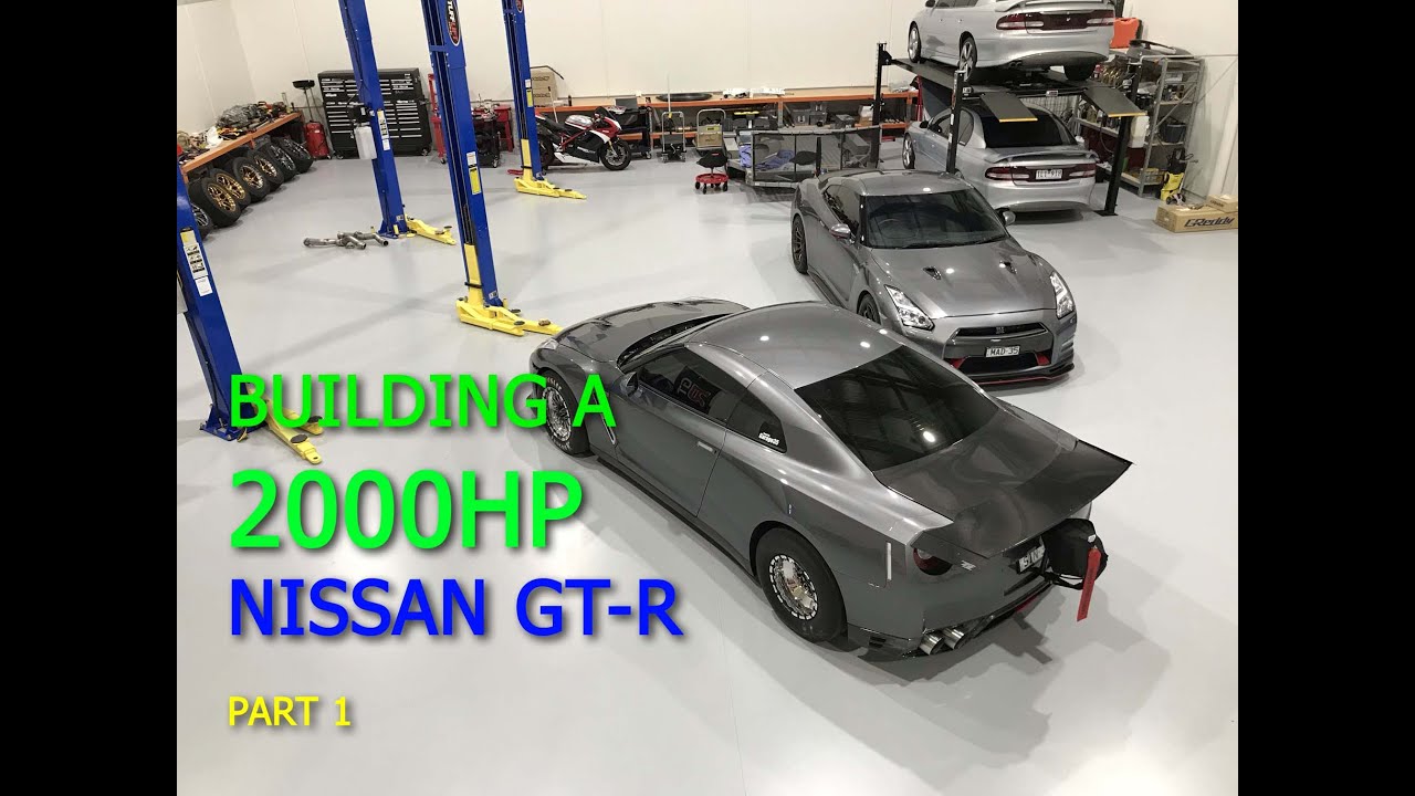 Building a 2000HP Nissan GT-R Part 1 - Transmission Install