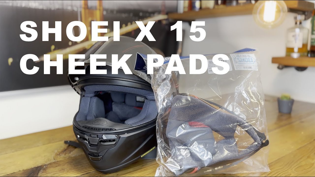 Shoei X15 Cheek Pads - Fitment, Install, Construction